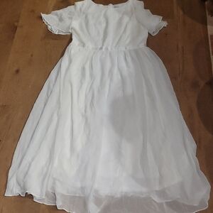Elegant White Kids Dress